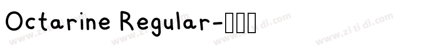 Octarine Regular字体转换